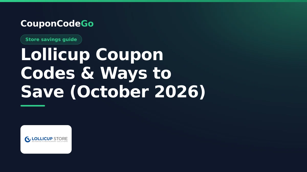 Lollicup Coupon Codes & Ways to Save (October 2026)